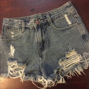 Distressed Shorts